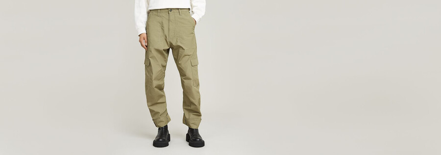 pantalones cargo 3d estilo boyfriend