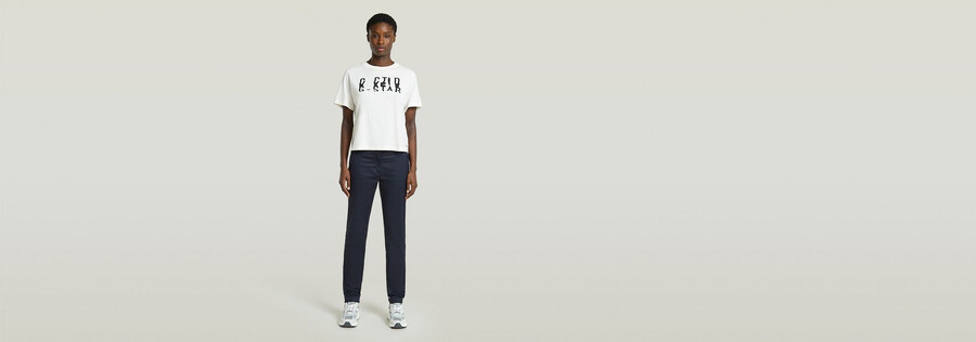 pantalones chinos de cintura media bronson