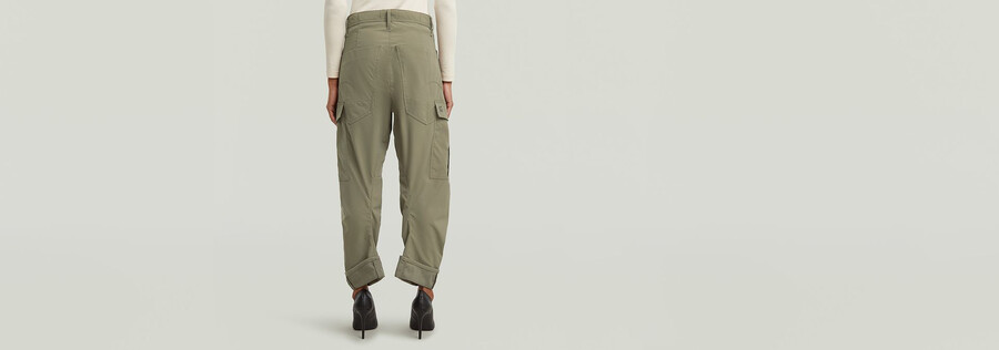 pantalones cargo 3d estilo boyfriend