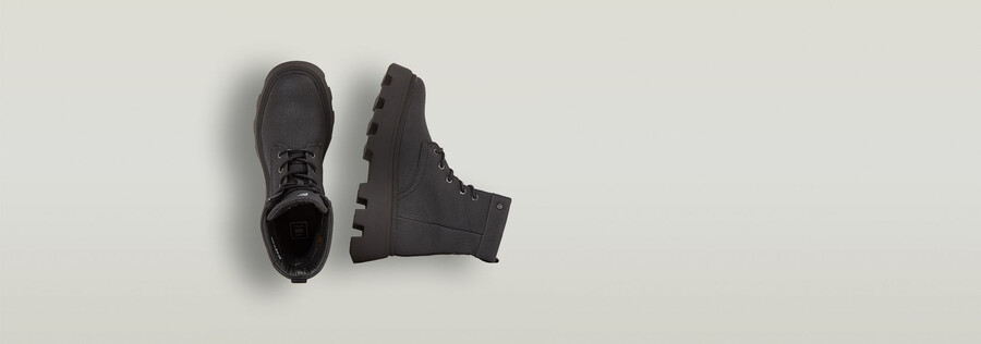 botas altas de lona kate ii