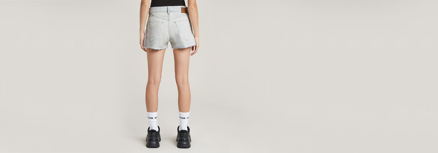 pantalones cortos true raw edge