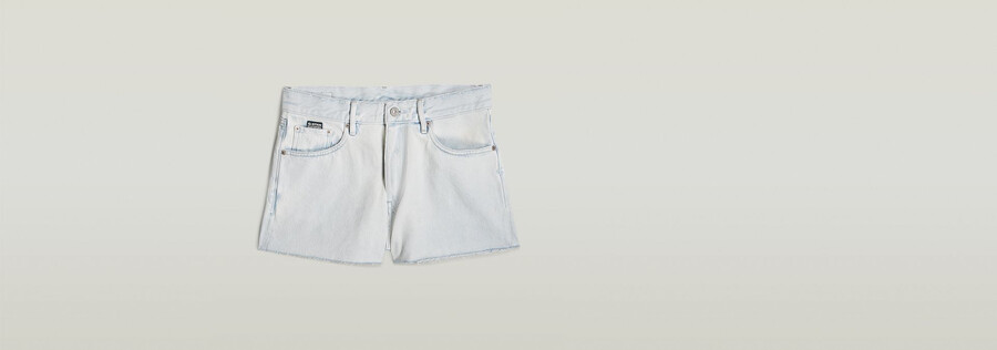 pantalones cortos true raw edge