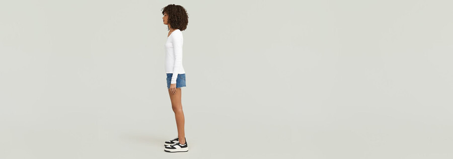 judee short raw edge