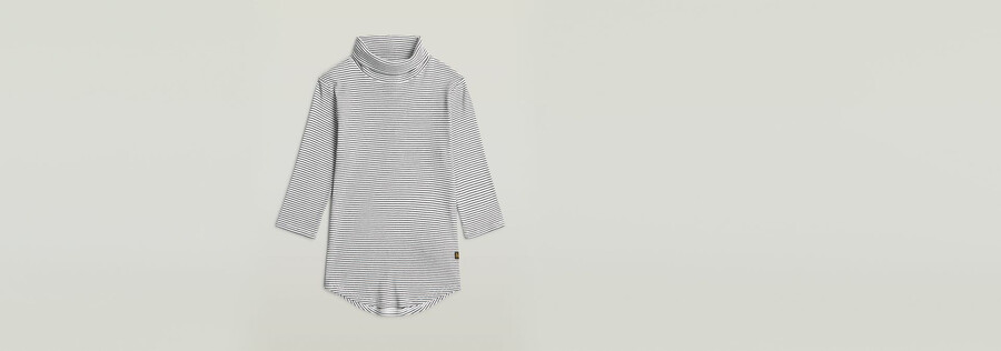 camiseta ajustada a rayas