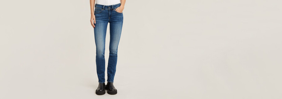 vaqueros rectos midge
